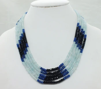 

Free shipping Brazil natural semi-precious stones necklace
