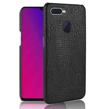 Oppo F9 Case Crocodile pattern Soft PU Surface with Back Cover Hard Phone Case for Oppo F9 Phone Shell Protective Cases crocodile pattern anti radiation signal shielding protective pu bag case for mobile phone brown