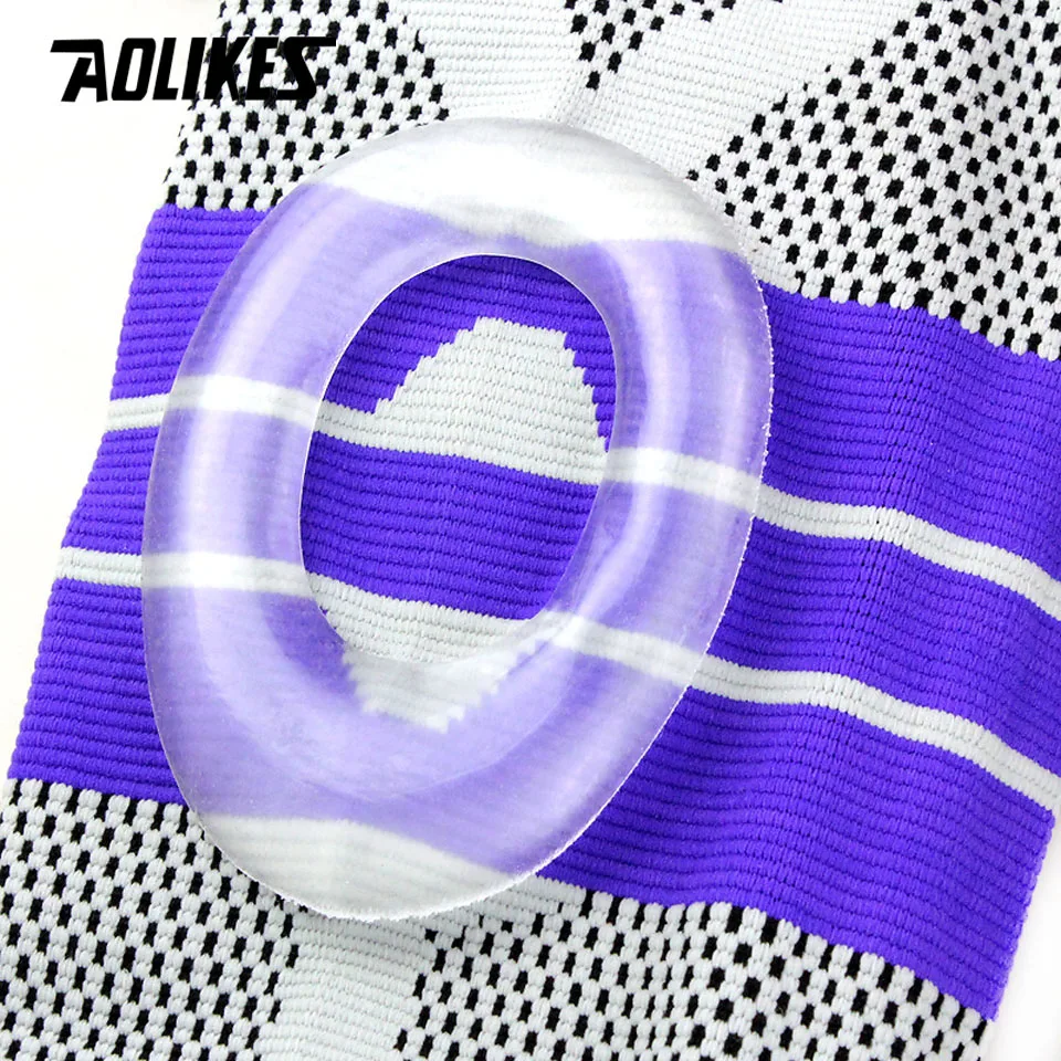 Knee Pad Support Brace AOLIKES 1PCS Basketball Silicon Padded Meniscus Patella Protector Sports Safety