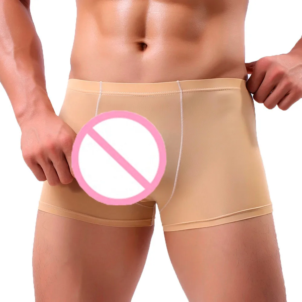 Новые стильные сексуальные мужские трусы s Elephant Bulge нижнее белье с карманом шорты