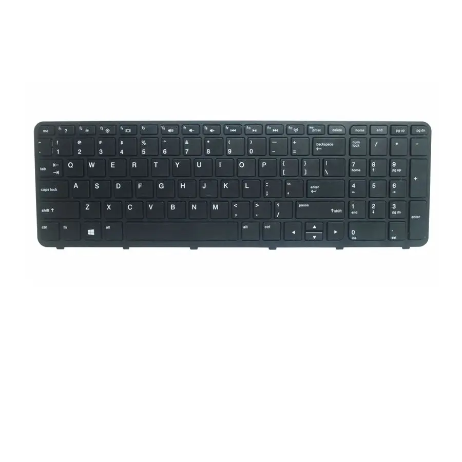 GZEELE Американский ноутбук английская клавиатура для hp 350 G1 350 G2 355 G1 355 G2 клавиатура US 752928-001 758027-001 с рамкой черный
