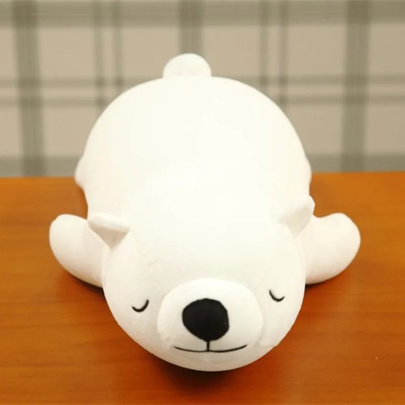 55 см полярный медведь, мягкие игрушки наночастиц кукла Polar Bear Nano кукла милые плюшевые игрушки подарок для любителей и дети