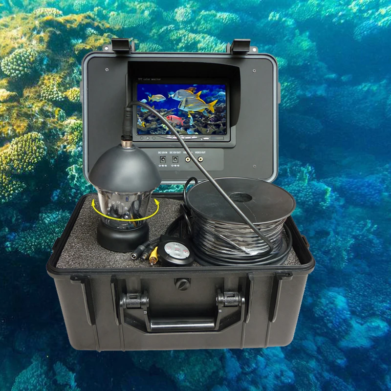 

20m 360 degree Underwater 7" Colour TFT LCD Screen Video Camera System Fishing Fish Finder