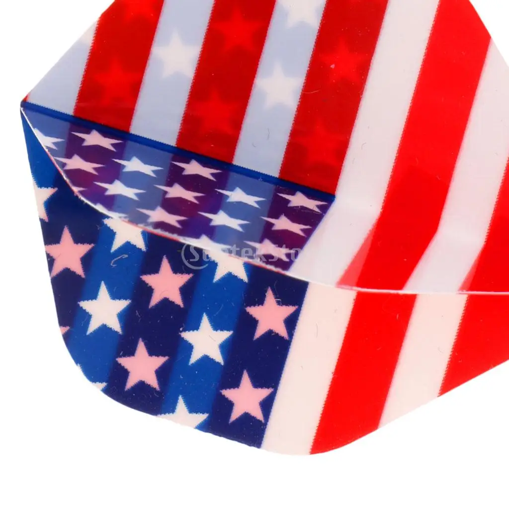 20 pieces Standard Dart Flights Professional Darts Accessories National Flag Design