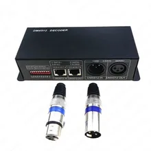 Dmx контроллер DMX декодер Dmx512 Контроллер 4CH DC12-24V RGBW светодиодный контроллер, 4 канала* 8A светильник контроллер для светодиодной ленты