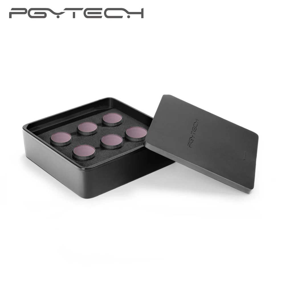 6 Pieces set PGYTECH DJI Mavic Air Filter UV ND4 ND8 ND16 ND32 CPL Lens Filters