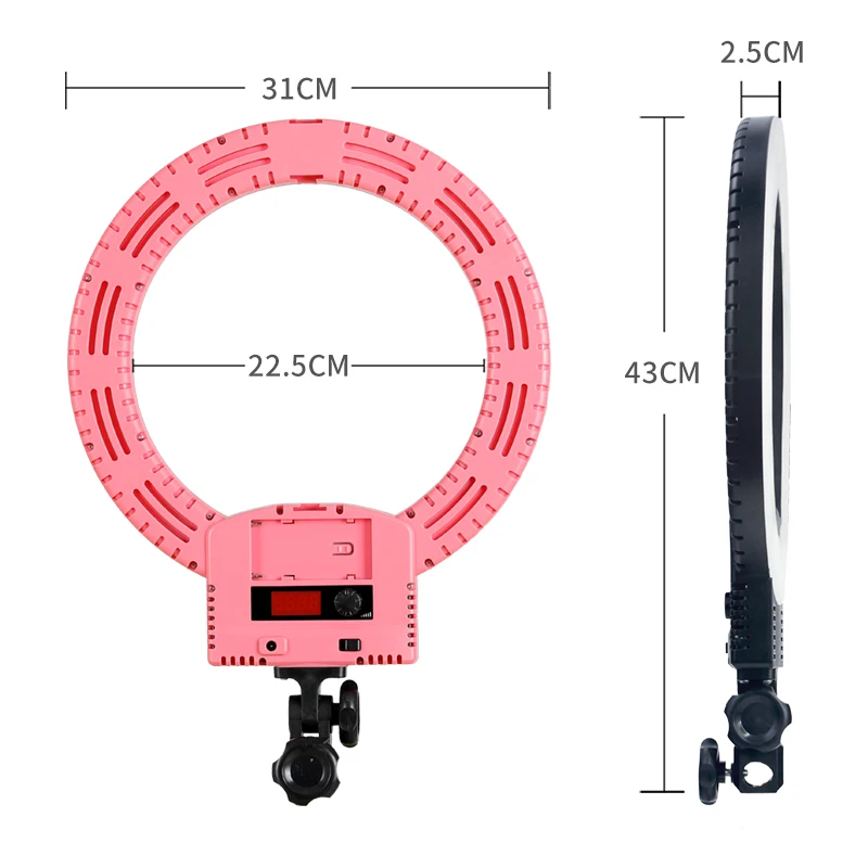  14 Inch Dimmable Selfie LED Ring Light for Make Up Camera for Youtube Video Continuous Lighting Pho - 33020589313