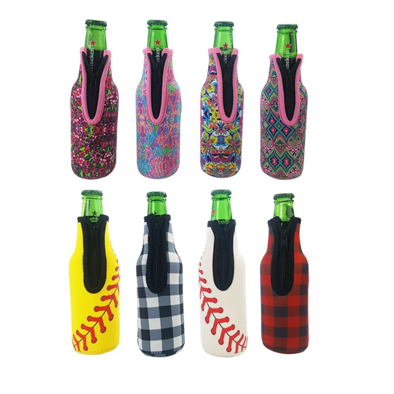 

1Pcs 330ML Bottle Holder Neoprene Protection Sleeve Can Beer Drink Chilled Family Gathering Facile Usare Father Gift