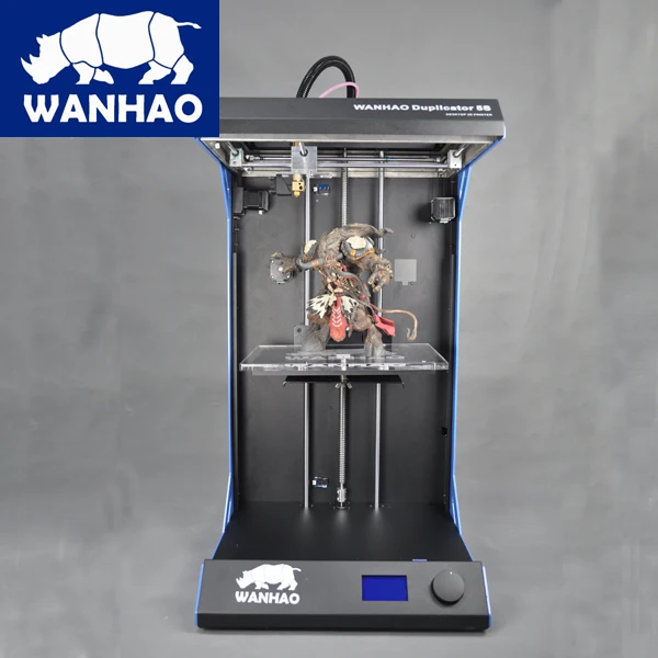 Цифровой 3d принтер печатная машина Wanhao Дубликатор 5s, профессиональный 3d принтер большой размер печати 3d принтер