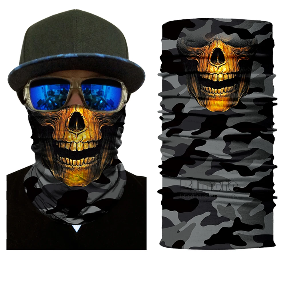 Magic Windproof Winter Mask Outdoor Motorcycle Skull Face Mask Ski Mask Scarf Bandanas Headbands Military Balaclava (9)