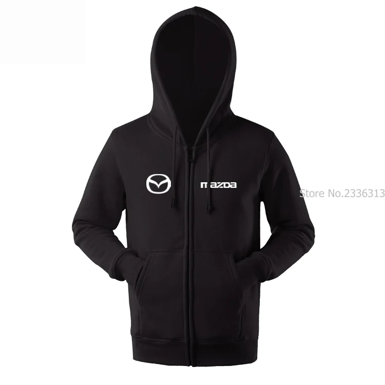 

autumn and winter zipper Mazda sweatshirt male 4S shop overalls coats staff clothes car logo hooded tooling jacket