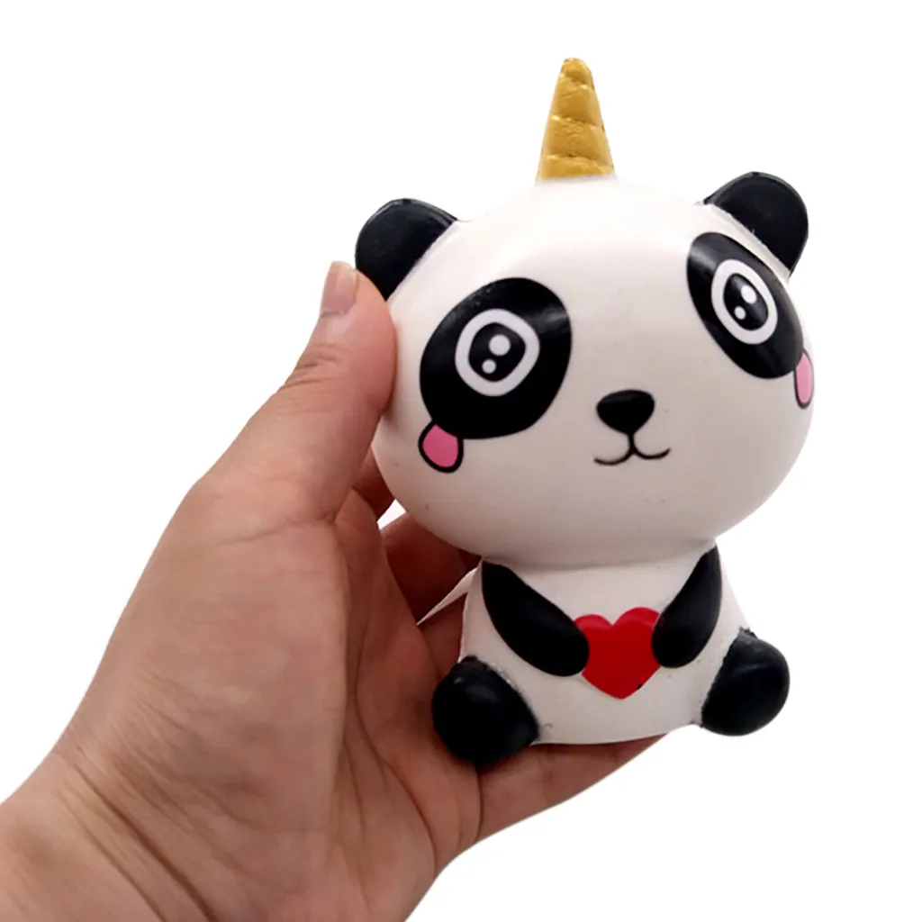 Мягкая панда игрушки Skuishy милые животные Skuishy Милая панда мягкие пусковые детские игрушки кукла подарок Снятие Стресса Игрушка антистресс