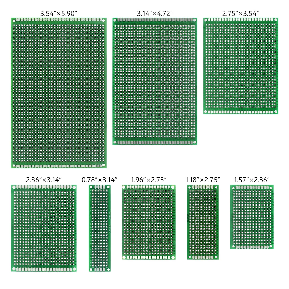 

8 Sizes Mixture PCB Circuit Board Prototype Breadboard For Arduino DIY 40Pcs
