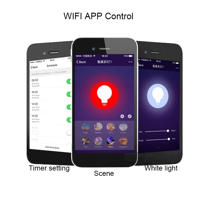 Wifi Rgbw Led Light Work With Alexa Echo Google Home Assistance Mini
