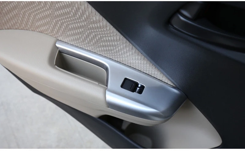 Для левостороннего водителя для Honda City ABS внутренний стеклоподъемник переключатель кнопка Крышка отделка боковая дверная ручка подлокотник 4 шт