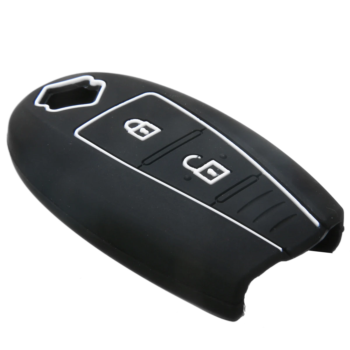 Car Key Protector 2 Button Silicone Key Cover Case Dedicated For Suzuki Vitara Swift Ignis Kizashi SX4 Baleno WITH LOGO