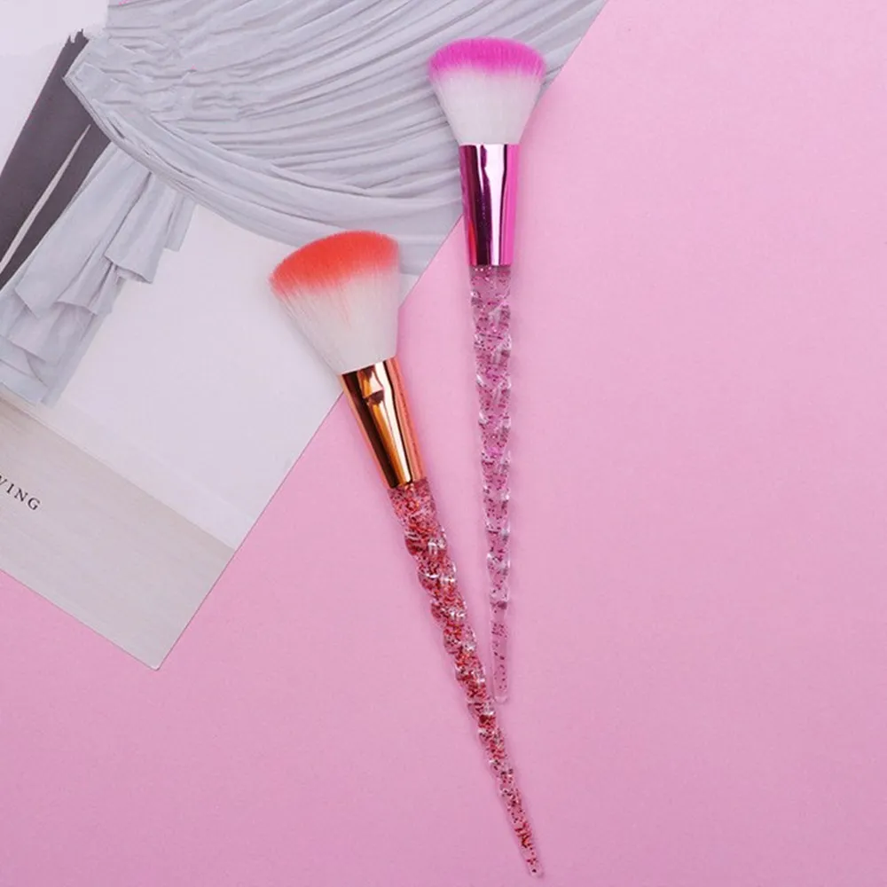 5 шт./компл. алмазов Кристальные кисти для макияжа пудра помада тени для век кисть для бровей Косметика Смешивание; красота инструменты для макияжа