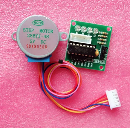 

28BYJ-48-5V 4 phase Stepper Motor+ Driver Board ULN2003 1 x Stepper motor +1x ULN2003 Driver board