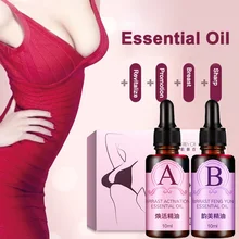 Для женщин Грудь Уход Набор эфирных масел для укрепление бюста повышение WS99