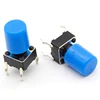Tapa de plástico azul para botón pulsador, cubierta de tapa táctil G61 de 6x6mm, 100 unids/lote, Envío Gratis ► Foto 2/2