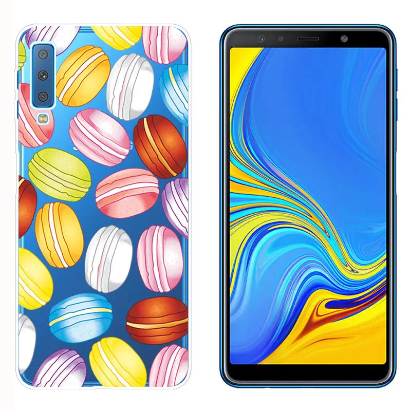 Soft TPU Fundas for Samsung A750 Smart Back Phone Cover for A6 A8 Plus 2018 Galaxy A9 2018 Clear Silicone Case for A520 A7 2018 (18)