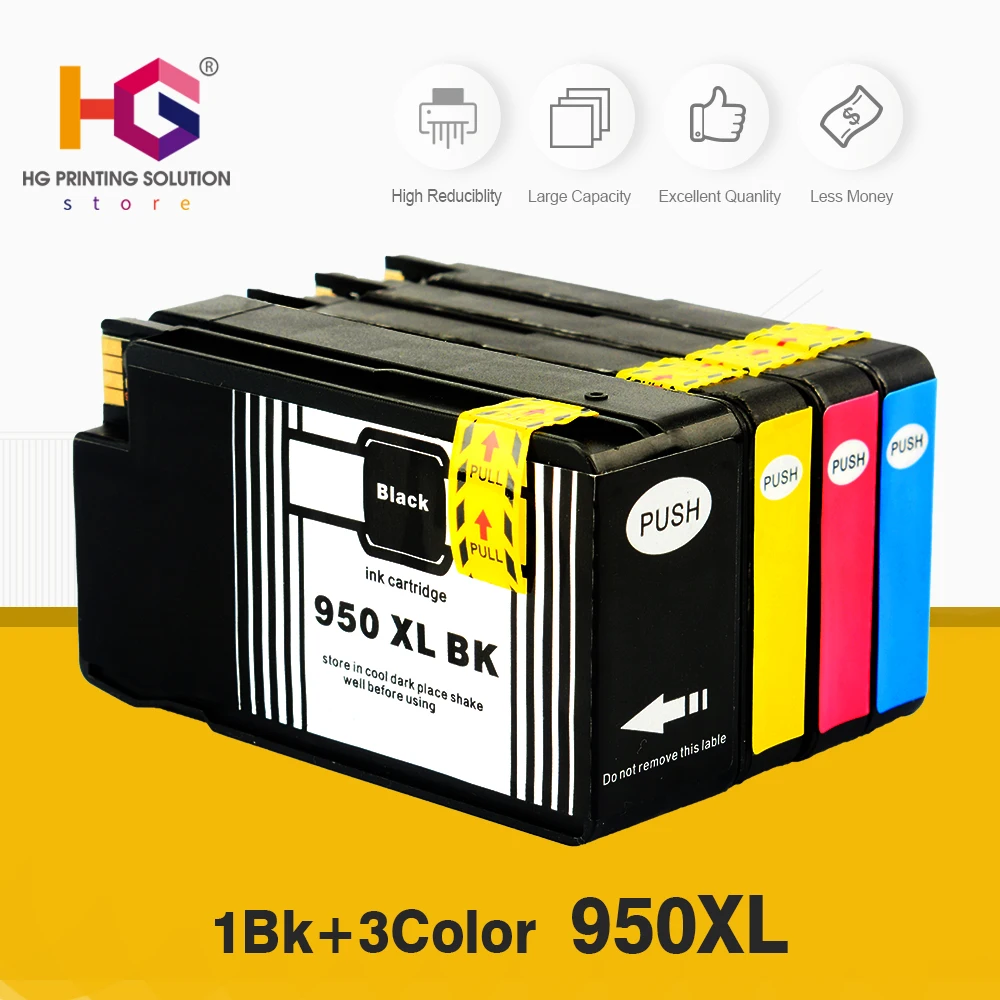 QSYRAINBOW совместимый картридж 950xl для HP 950 OfficeJet Pro 8100 8600 8600e 8610 8615 8620 с