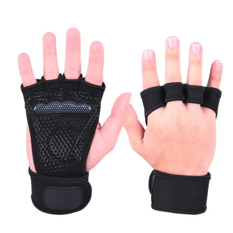 

Man And Women Bodybuilding Weightlifting Gym Gloves Hand Non-slip Dumbbell Fitness Gloves Sport Crossfit Workout Training Gloves