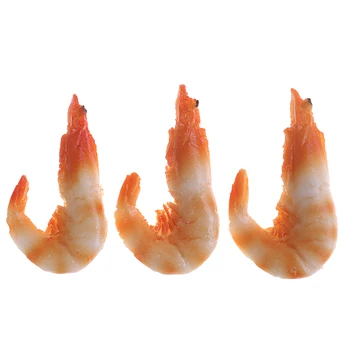 

6cm*3cm Artificial Pvc Props Model Shrimp Crayfish Shrimp Model Of The Early Learning Toy Early Learning Toys Dollhouse
