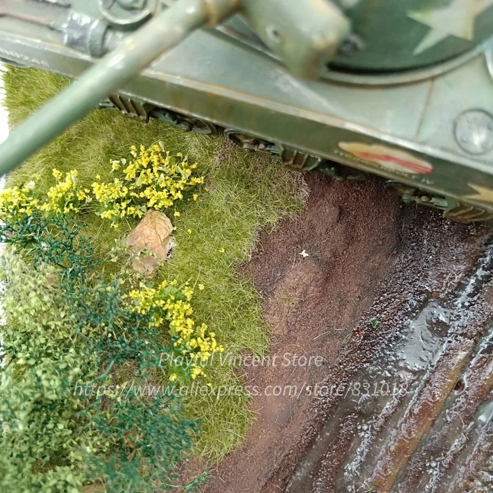  miniature Flower cluster vegetation Simulation flowers Military Model Scenario DIY material for tra