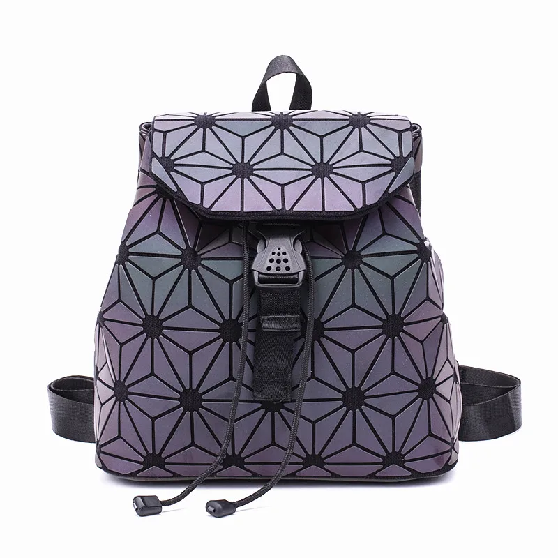 MAGICYZ, лазерный, геометрический, светящийся женский рюкзак, школьный, складной, для студентов, школьные сумки для девочек-подростков, большая емкость, sac a dos A4 - Цвет: Style 6