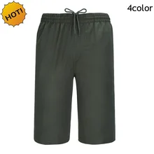 New2017 на открытом воздухе солдатики летние быстросохнущие прямые однотонные мужские s Карго короткие до колена эластичное талии армейские тактические шорты для мужчин