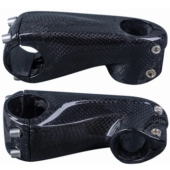 

Ultralight Glossy Full 3K Carbon Stem 31.8*80/90/100/110 mm Mountain Bike Parts 6 Degrees Road Bicycle MTB Stem