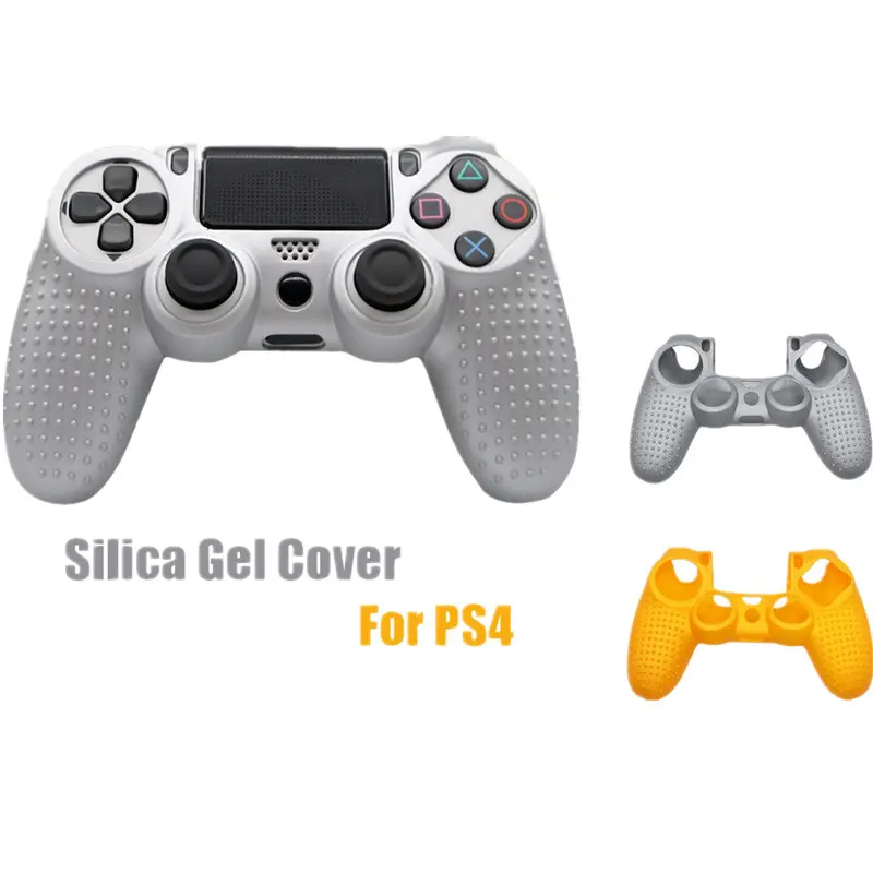 

Soft Silicone Gel Rubber Case Cover For SONY Playstation 4 PS4 Controller Protection Case For PS4 Pro Slim Gamepad Accessories