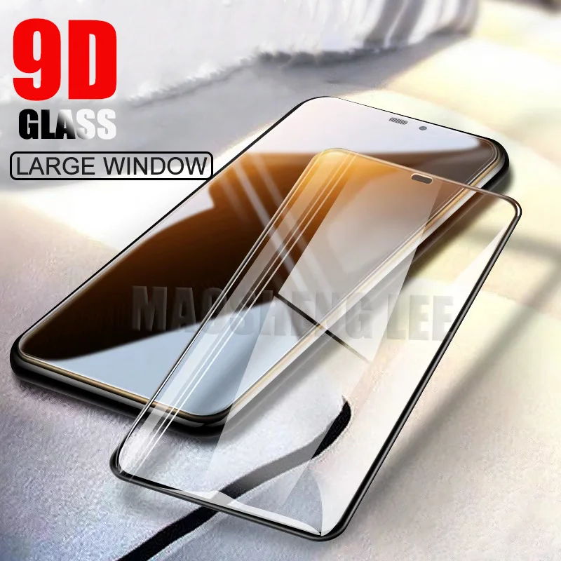 

New 9D Tempered Glass For iPhone X XS Max XR Screen Protector Full Cover 9H Protective Glass For iphone xs max tempered glass