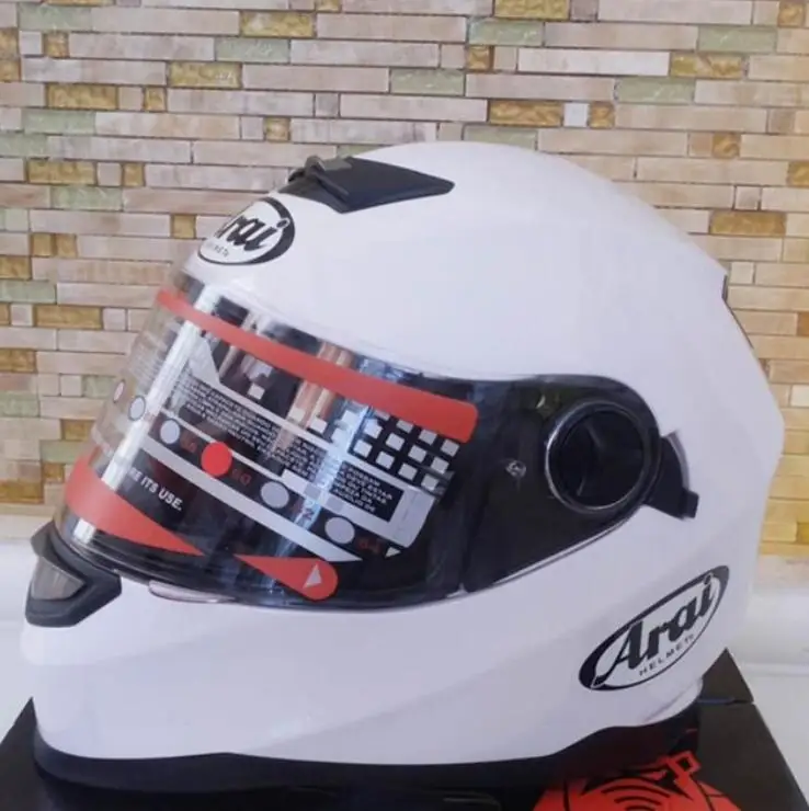 Для Arai Полный мотоциклетный шлем маленькие солнцезащитные очки двойные линзы шлем для мужчин и женщин рыцарский шлем безопасный мотошлем - Цвет: 1