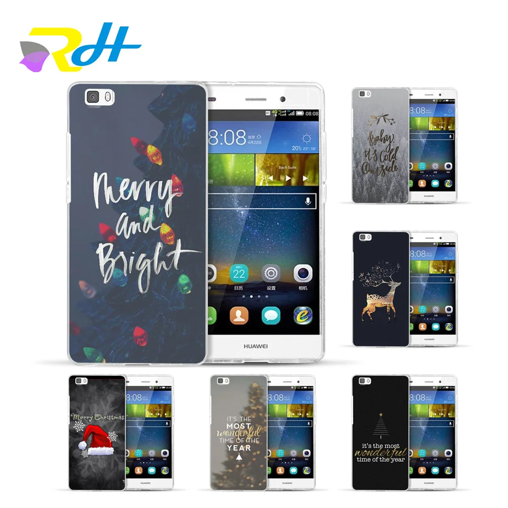 

For funda Huawei P10 lite case Merry Christmas Snowman cover for Huawei P8 lite 2017 P9 lite P10 Plus P20 lite P20 Por case