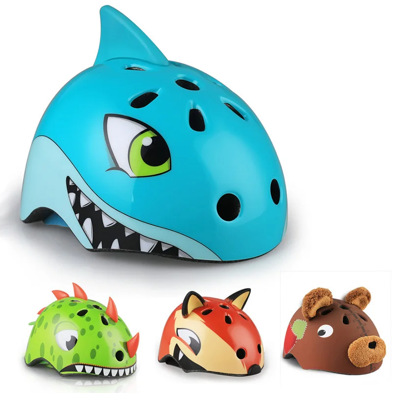 

New 3-8 Years Children's Bike Helmets High Density EPS Cartoon Skating Cycling Riding Kids Bicycle Ciclismo Protection Equipmet