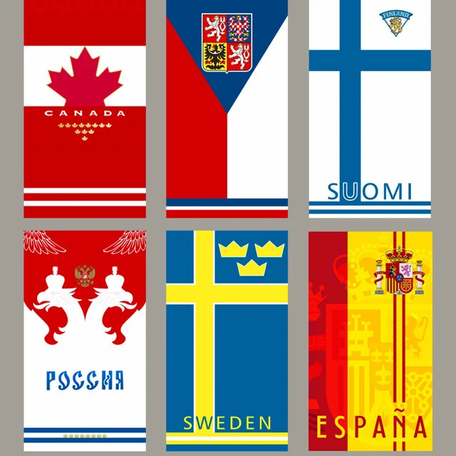 Canada Tsjechische Finland Rusland Zweden Spanje Nationale ...