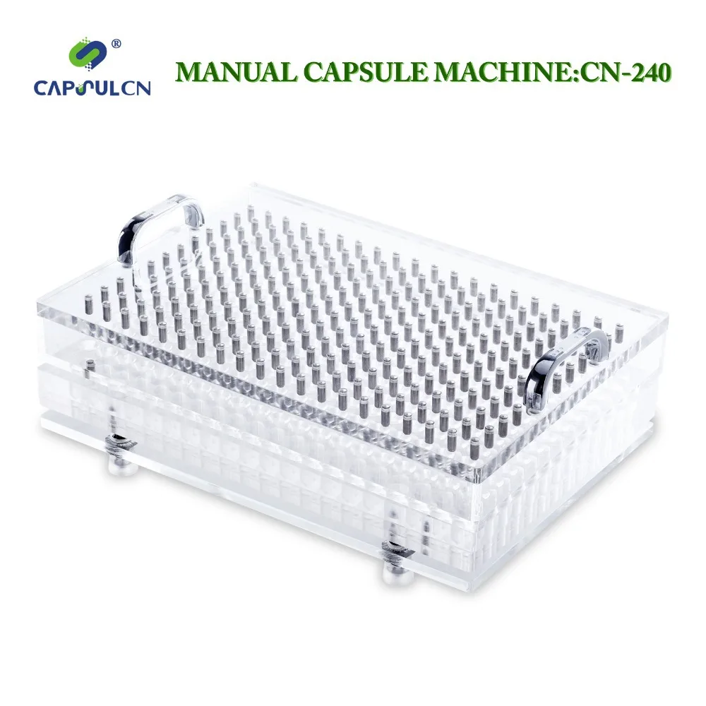 (240 holes) Size 4 CapsulCN240 Manual capsule filler/Capsule Filling Machine/Capsule Capper/