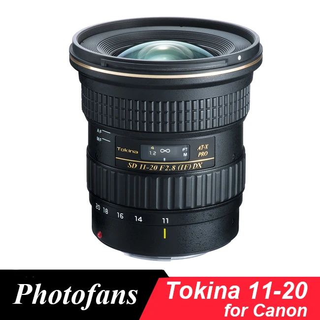 Tokina 11-20 мм f/2,8 AT-X от 11 до 20 PRO DX объектив с фиксированным фокусным расстоянием для Canon 650D 700D 60D 70D 7D T3i T5i