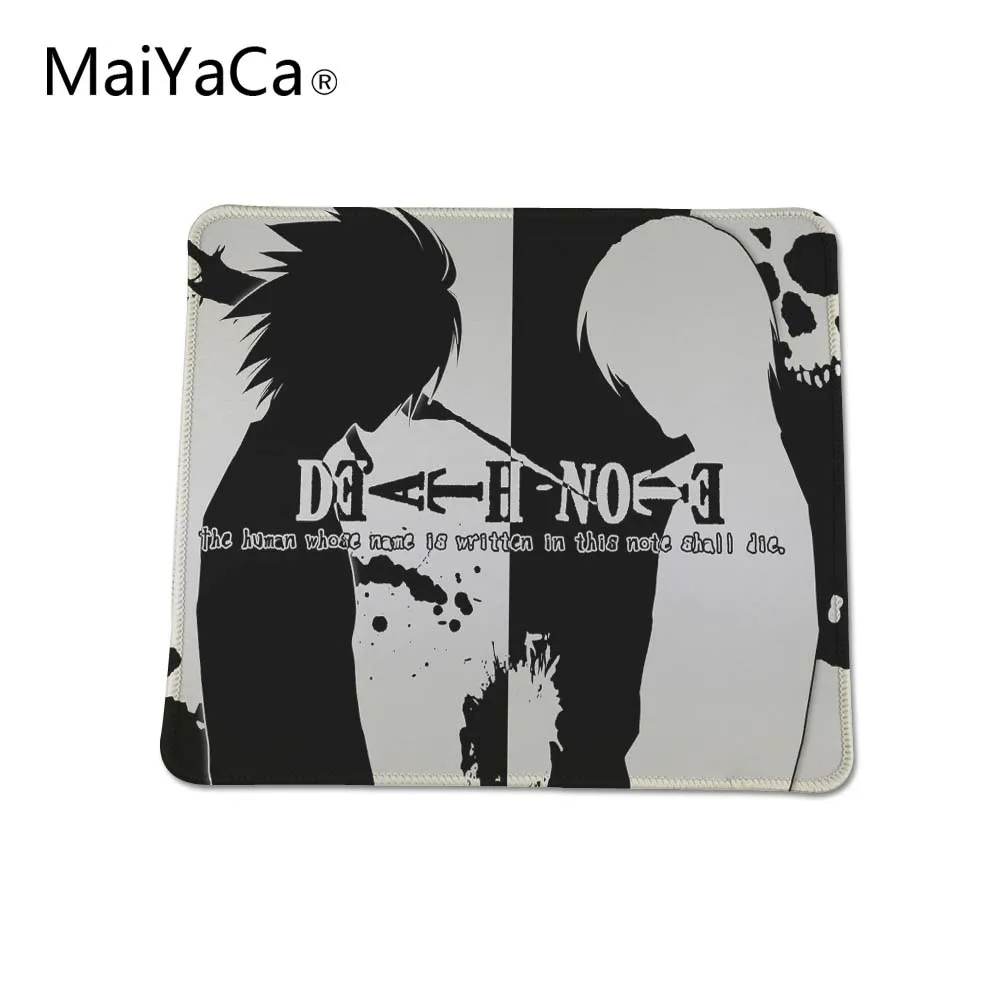 Коврики для мыши MaiYaCa с японской мангой и надписью «Death Note» для ПК, компьютера, ноутбука, Notbook aming Me Play, оверлок, коврик для мыши - Цвет: OverLock 18x22cm
