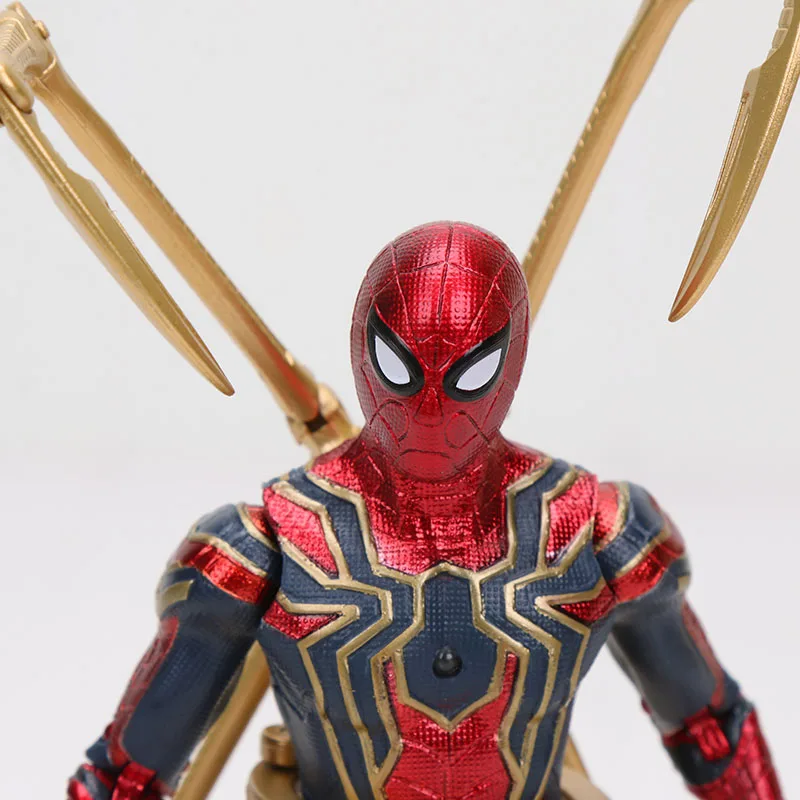 Marvel, Мстители, Железный Человек-паук, Tamashii, сценические Мстители, Человек-паук, Бесконечная война, фигурка, коллекция, модель, куклы, игрушки, подарок