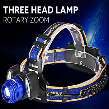 

3x XML T6 lanterna bike led flashlight rechargeable torch flashlight usb Lamp+led flashlight 18650+Charger #4A25