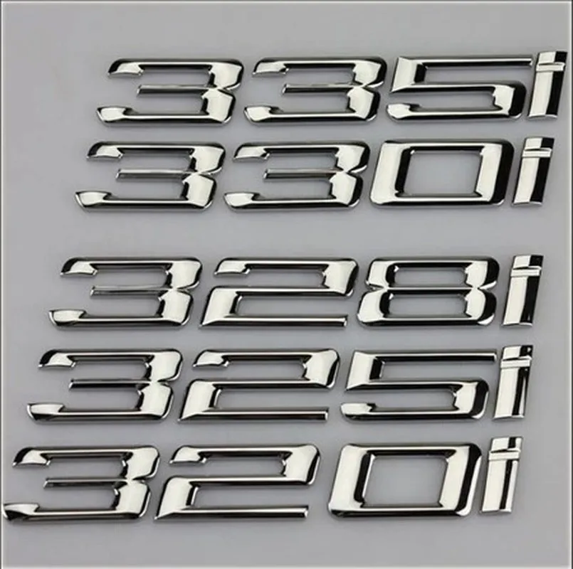 Автомобильная Задняя Наклейка ABS для BMW M Performance 3 Sereis E36 E46 E90 E30 316i 318i 320i 325i 328i 330i 335i