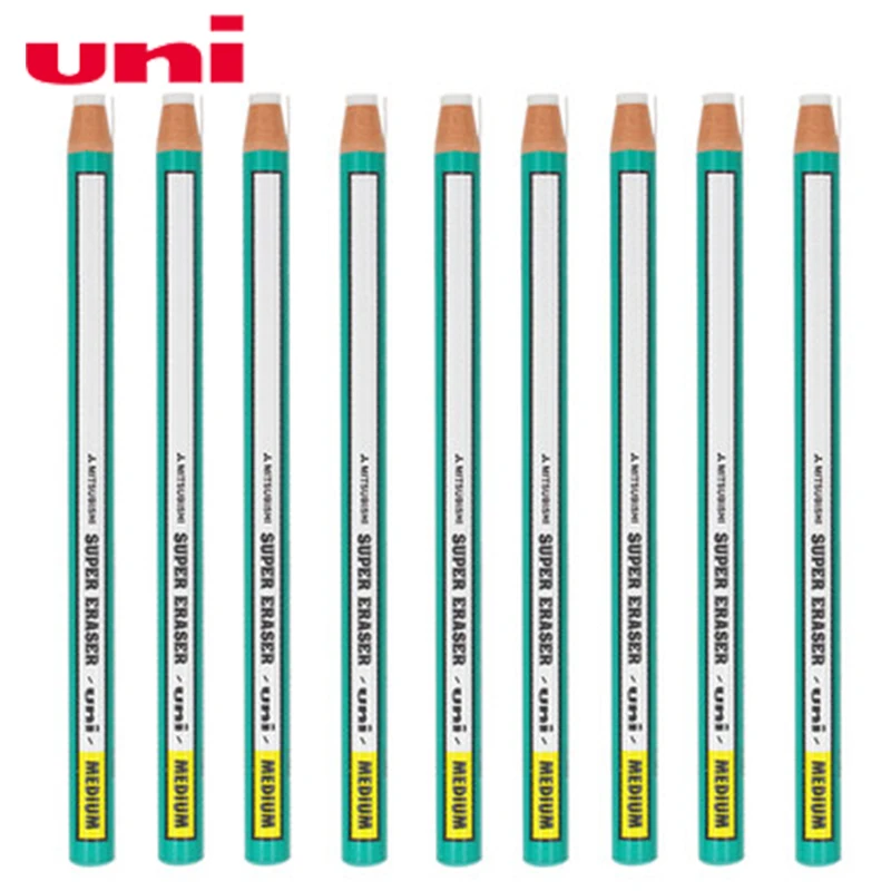 10 шт. Mitsubishi Uni карандаш Тип ластик суперластик Средний Ek-100 школьные и офисные принадлежности