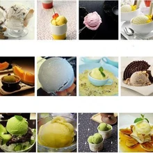 Комплект из 3 предметов, 3 размера, Нержавеющая сталь совок для мороженного ложка для дыни Маленький Средний Большой