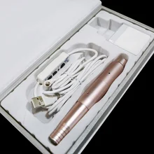 Перманентный макияж машина комплект с 10 шт. картридж иглы бровей губ подводка Microblading боди арт машина ручка набор Инструменты поставка