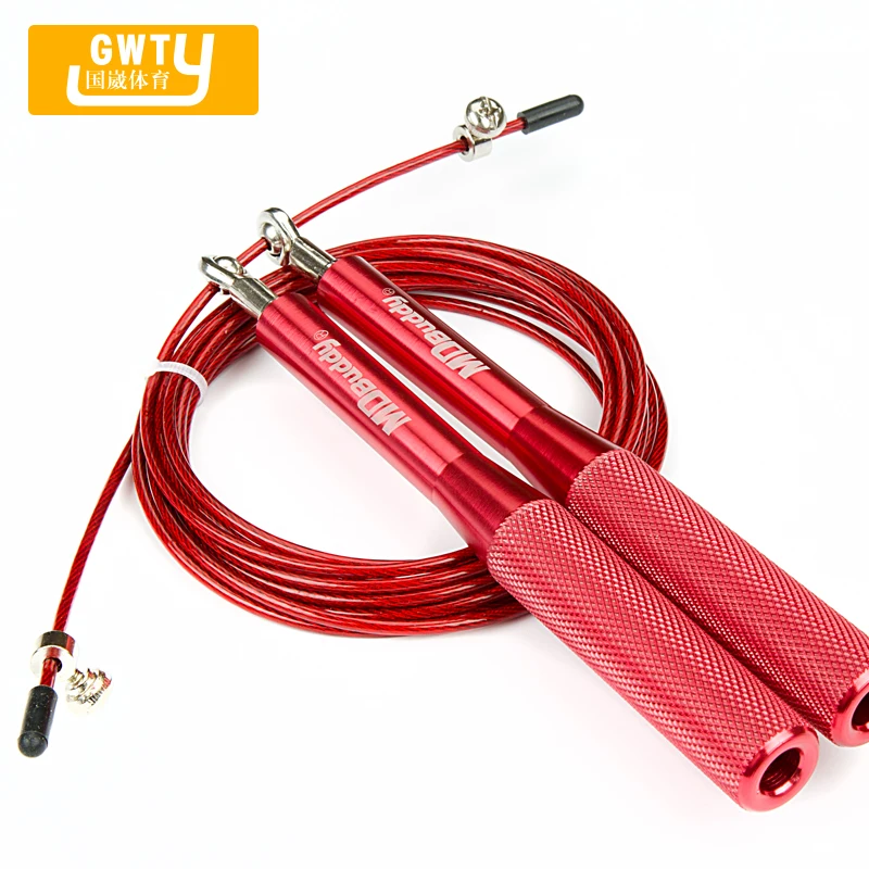 Metal bearing rope skipping Crossfit Gym single Jump Rope for MMA Boxing font b weight b