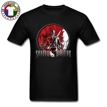 

Game Yin Yang Shadow Warrior Transparent Print T Shirt For Men Thanksgiving Day Tops Shirt 100% Cotton Cool Tee Shirt Custom