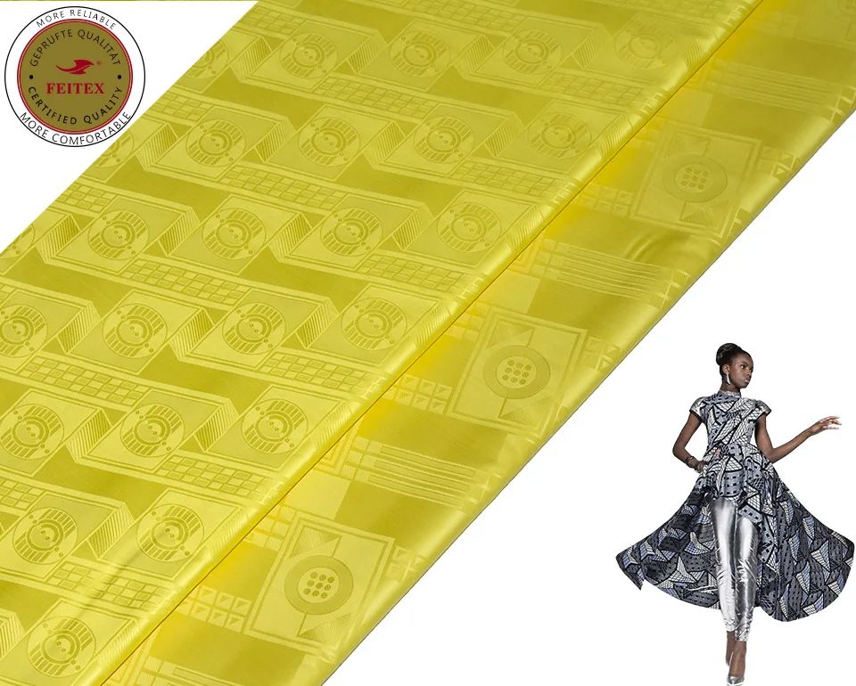 

Bazin Riche Fabric Germany Quality 10yards/bag Guinea Brocade(Similar to Getzner) 100% Cotton Shadda With Perfume Damask FEITEX